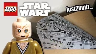I just2built the LEGO Star Wars First Order Star Destroyer!