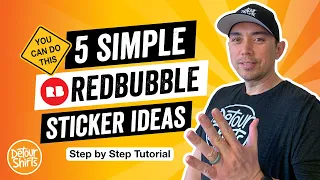 5 Easy RedBubble Sticker Designs that You Can Scale | Step by Step Tutorial in Affinity Designer