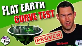 Flat Earth Curve Test on Necron Tomb World