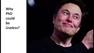 Why Elon Musk did not do a PhD in Materials Science Physics at Stanford?