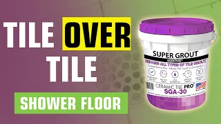 Shower Floor Epoxy Grout - How to mix, apply, and wash Super Grout Additive® with water and sponge