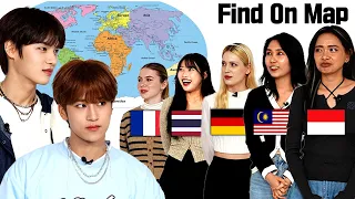 Find My Country On The Map l FT. LUN8wave l Germany, Indonesia, Malaysia, France, Thailand