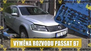 Výměna ROZVODU motoru VW PASSAT B7 1.6 TDI | MAKEJ SÁM_85 #ROZVODY #vw #PASSAT #bezkomprese