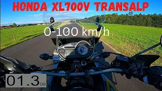 Honda XL700V Transalp 2008 Acceleration 0-100 km/h