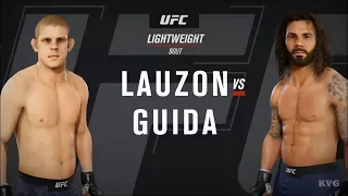 EA Sports UFC 3 - Joe Lauzon vs Clay Guida - Gameplay (HD) [1080p60FPS]