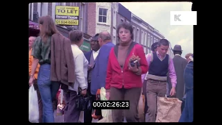 1970s, 1980s Notting Hill West London, Portobello Road, HD from 35mm