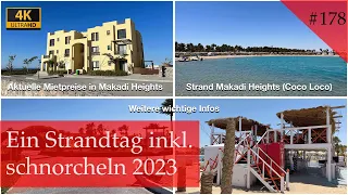 Strand vom Makadi Heights Komplex in Makadi Bay (Labranda Hotels) | +Wohnungen | Ägypten (Vlog #178)