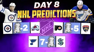 Predicting Day 8 Of The NHL Season | NHL 2022/23 Season