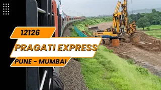 Pragati Express Full Journey : Pune to Mumbai