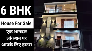 V147 || 6 BHK ultra luxury semi furnished villa with modern architecture design