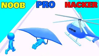 NOOB vs PRO vs HACKER in Shape-shifting