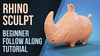 Rhino Sculpt - Follow Along Tutorial - Blender 2 8