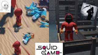 PUSHING PEOPLE On Roblox Squid Game 🦑