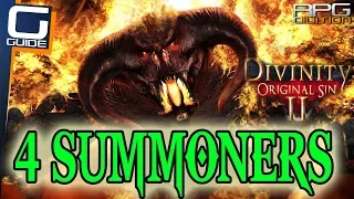 DIVINITY ORIGINAL SIN 2 - 4 SUMMONERS PARTY BUILD