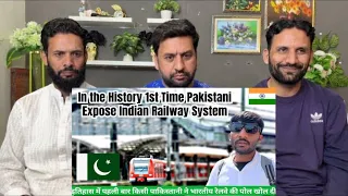 1st Time 🇵🇰Pakistani Youtuber Exposed Modern Indian Railway System || Pak on Indian Railway System