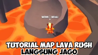 Tutorial shortcut map lava rush | Stumble Guys