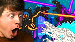 Reacting to INDOZILLA RAPTOR vs INDOMINUS ZILLA REX vs SHIN GODZILLA!