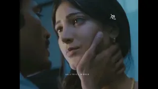 Yedhalo oka Mounam Song WhatsApp Status ll 3 Movie Song WhatsApp Status ll Dhanush ll Shruti Hassan