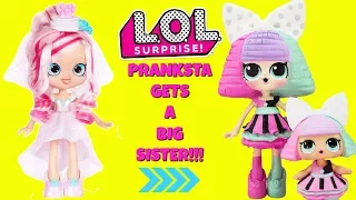 LOL SURPRISE Pranksta Gets A Big Sister DIY Shopkins Shoppie Doll Bridie Custom Makeover