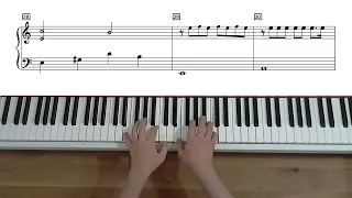 Jacques Brel - Les vieux amants - Niveau Débutant - Piano (avec partition)