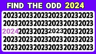 Find the ODD One Out-New Year 2024 Edition.|Easy,Medium, Hard Levels quiz