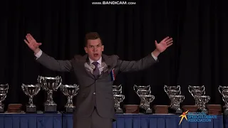 NSDA 2018 Storytelling National Champion Garrett Williams: "A Wish for Wings That Work"