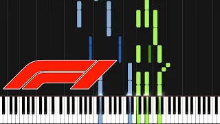 Formula 1 Theme Song - Brian Tyler (Piano Tutorial) [Synthesia]