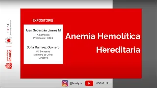 Anemias Hemolíticas Hereditarias