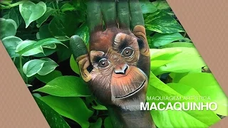 Maquiagem Artística - Macaco