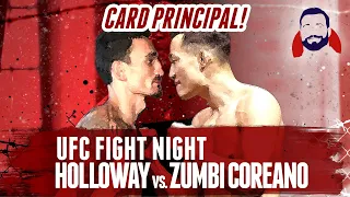 Holloway x Zumbi se enfrentam no UFC Singapura! Que tem revelação Japonesa e desafiantes ao título!