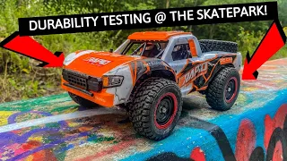 How durable is it?! Bashing the JJRC Q130B Rapid at the skatepark!