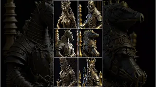 Different Types of Chess Pieces | AI Generated #shorts #art