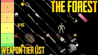 Weapon Tier List - The Forest