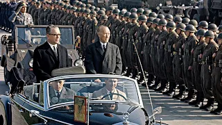 Abschiedsparade der Bundeswehr für Bundeskanzler Konrad Adenauer 1963