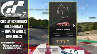LAGUNA SECA RACEWAY CIRCUIT EXPERIENCE GT7 - GOLD MEDALS TIME TRIAL - PS5 GAMEPLAY [2K]