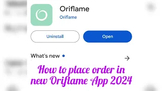 How to place order in new Oriflame App 2024