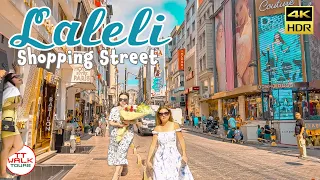 Istanbul Shopping Street Tour, Laleli District | 4K HDR