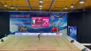 Aerobic Gymnastik WORLD CUP COMPETITION In Cantanhede Portugal.2023 IW ITA SRN REXHEPI Lucrezia