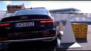 Audi A8 (2018) Самый высокотехнологичный автомобиль ? - ДЕМОНСТРАЦИЯ The Most High-Tech Car Ever?