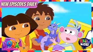 Dora The Explorer | The Secrets Of Atlantis | Akili Kids!