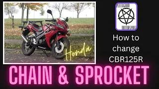 How to Honda CBR125R Chain and Sprocket
