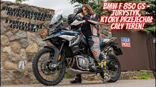 BMW F 850 GS 2023 - ile enduro jest w tym turystyku? Test podczas porównania 9 pomysłów na adventure