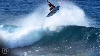 Surfer Matt Meola lands world's first spindle flip air in "Home"