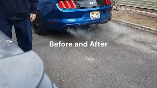 Before after C&L exhaust