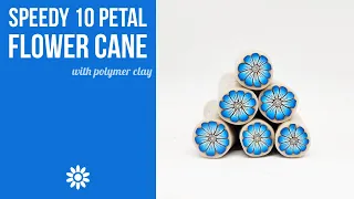 Make a Polymer Clay Flower Cane 🌻