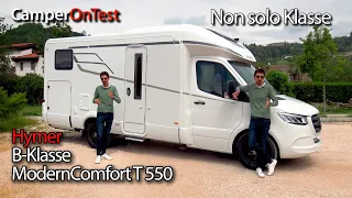 Hymer B-Klasse ModernComfort T 550: un layout intramontabile per un profilato tecnicamente evoluto