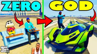 Franklin Upgrading ZERO To GOD SUPER CAR in GTA 5 | SHINCHAN and CHOP