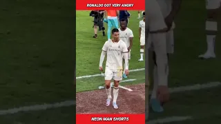 Ronaldo got VERY ANGRY due to MESSI Chants? | Cristiano Ronaldo Al Nassr Angry Moment #shorts