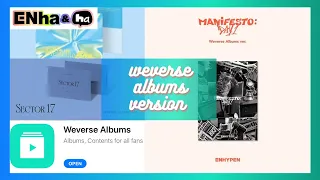 How to Use Weverse Albums | Tutorial + ENHYPEN Manifesto: Day 1 Digital Photobook Flip Through