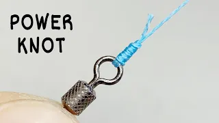 One of the best universal knots for fishing. A knot that ties all fishing gear. 4k video